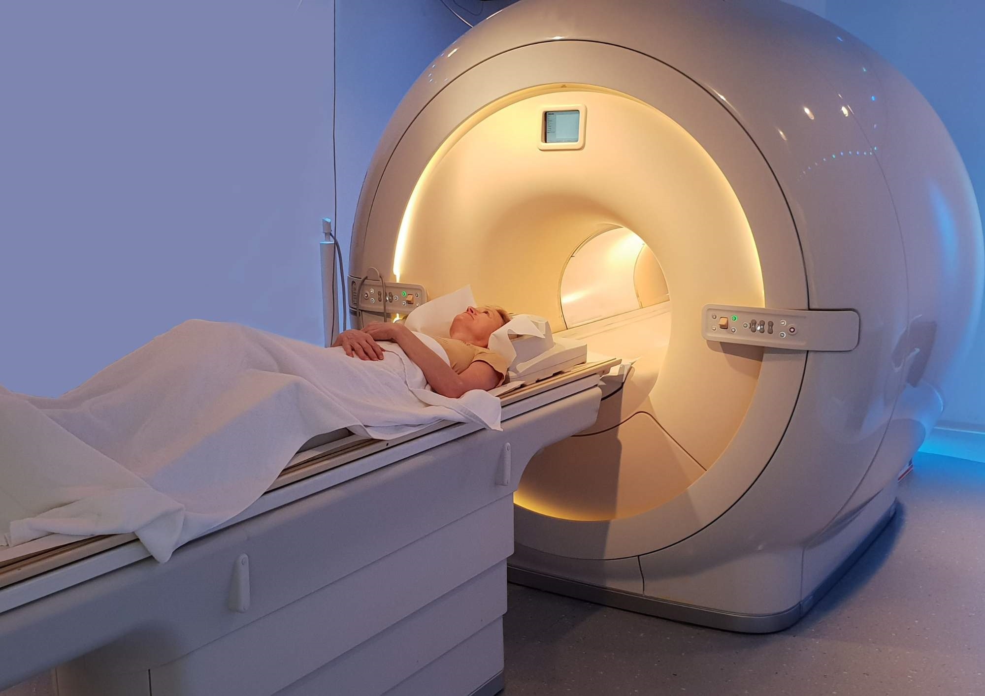 Woman in an MRI Woman in an MRI